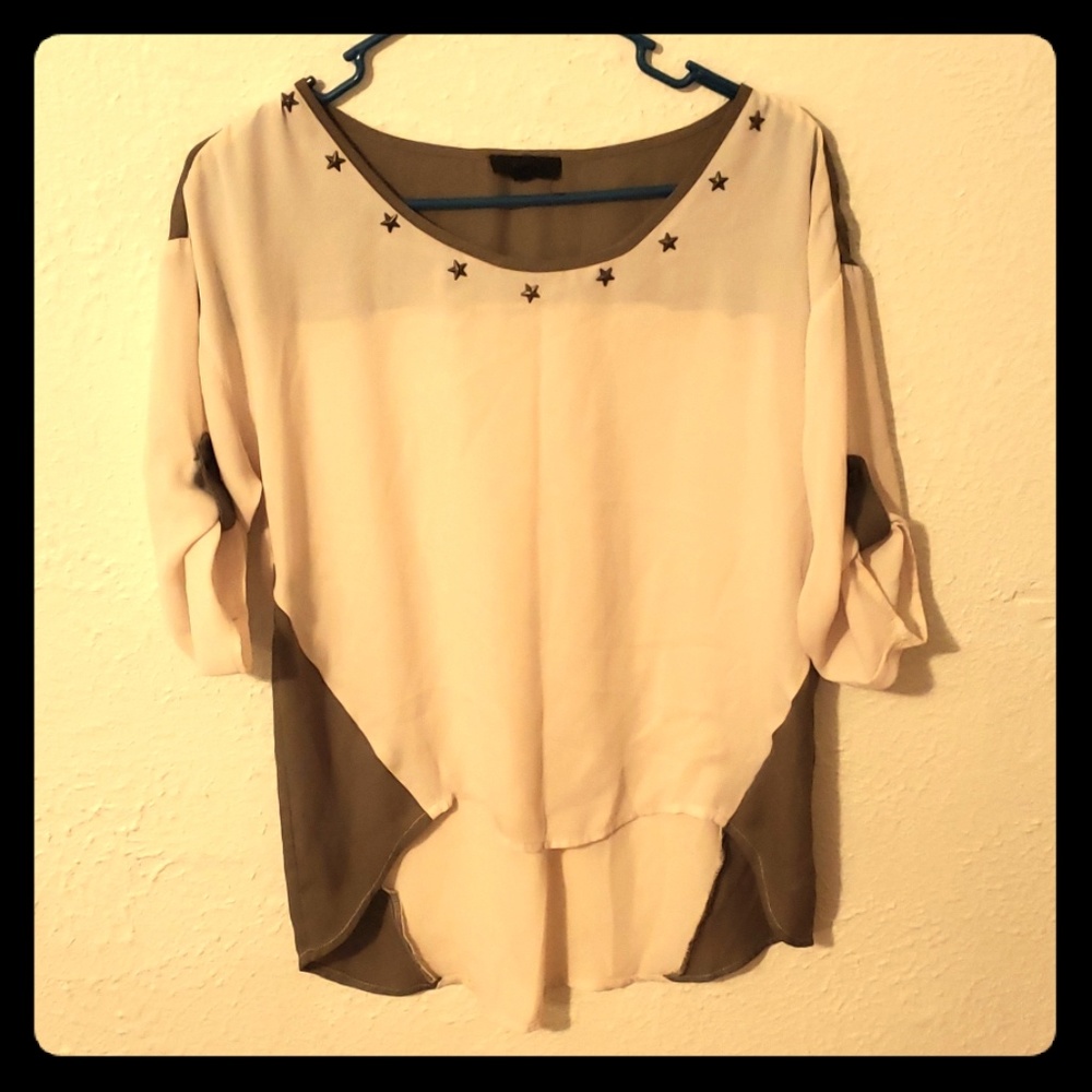 Cream dress shirt